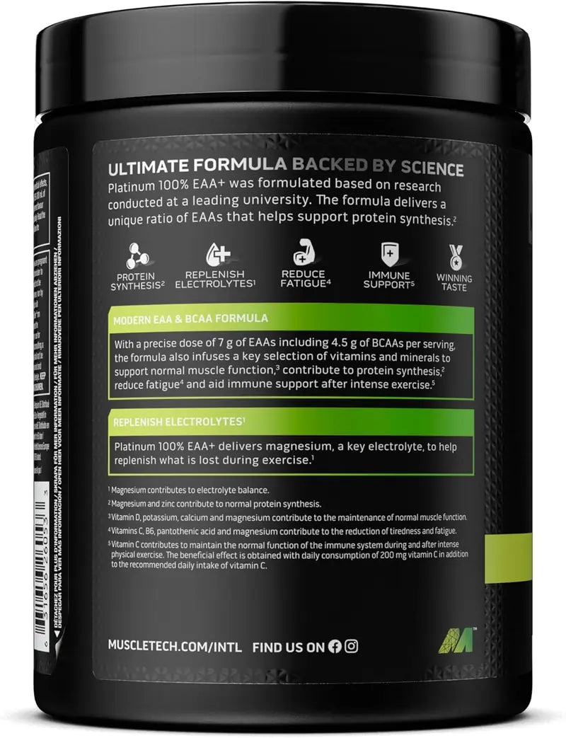 MuscleTech | Platinum 100% EAA+ Electrolytes