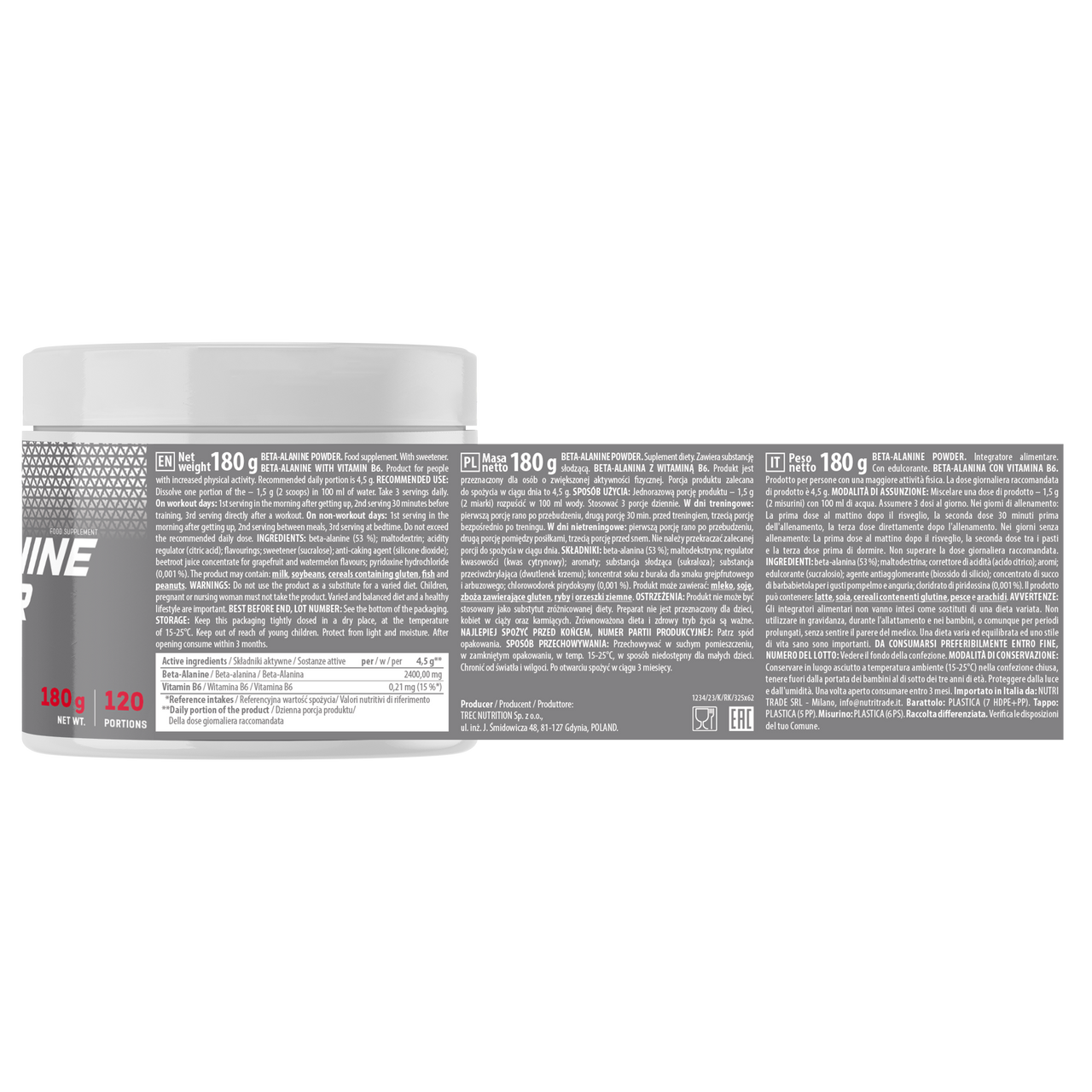 Trec Nutrition | Beta - Alanine Powder