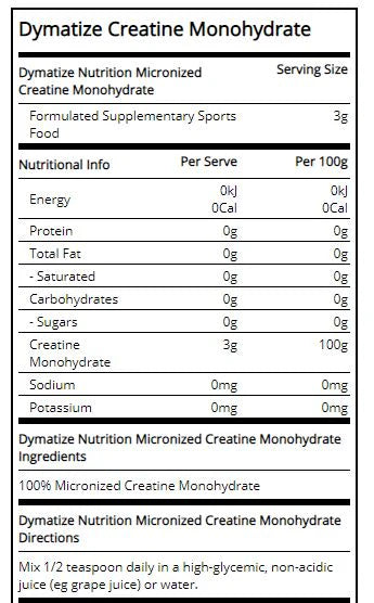 Dymatize | Creatine Monohydrate