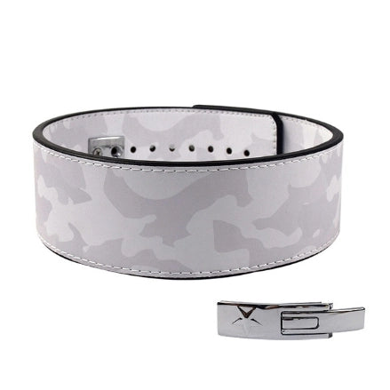 Lever belt mk, back angle white camo color