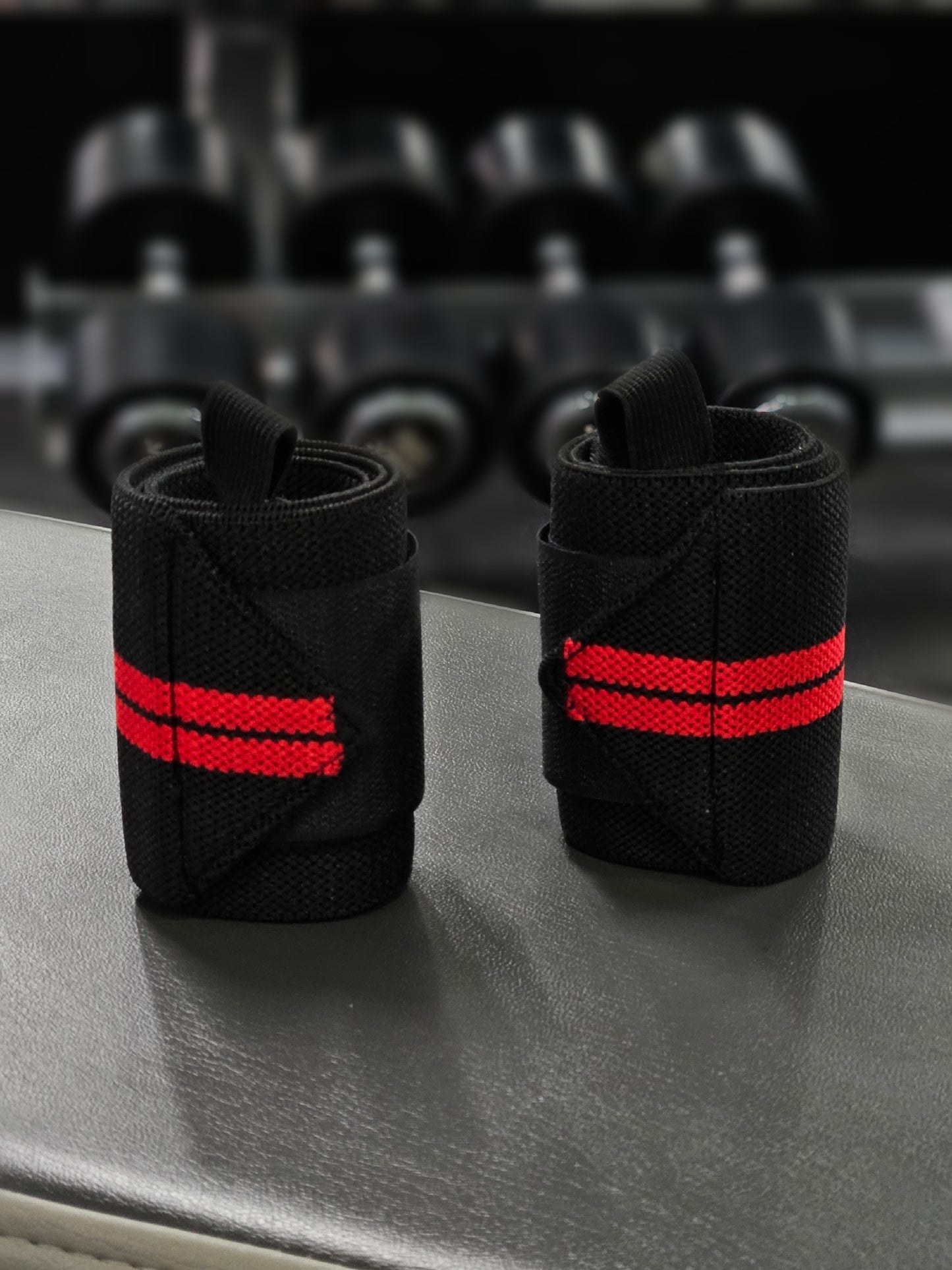 Wrist wraps mk, red color