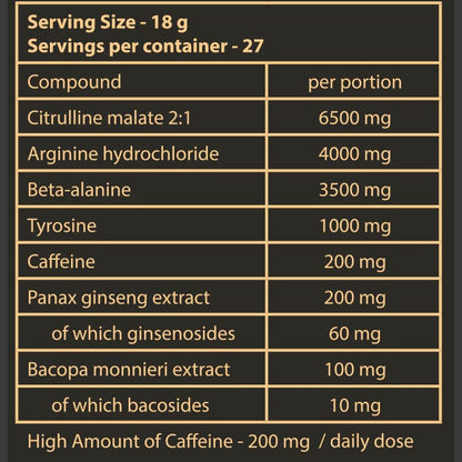 Samurai | Level 99 Pre Workout