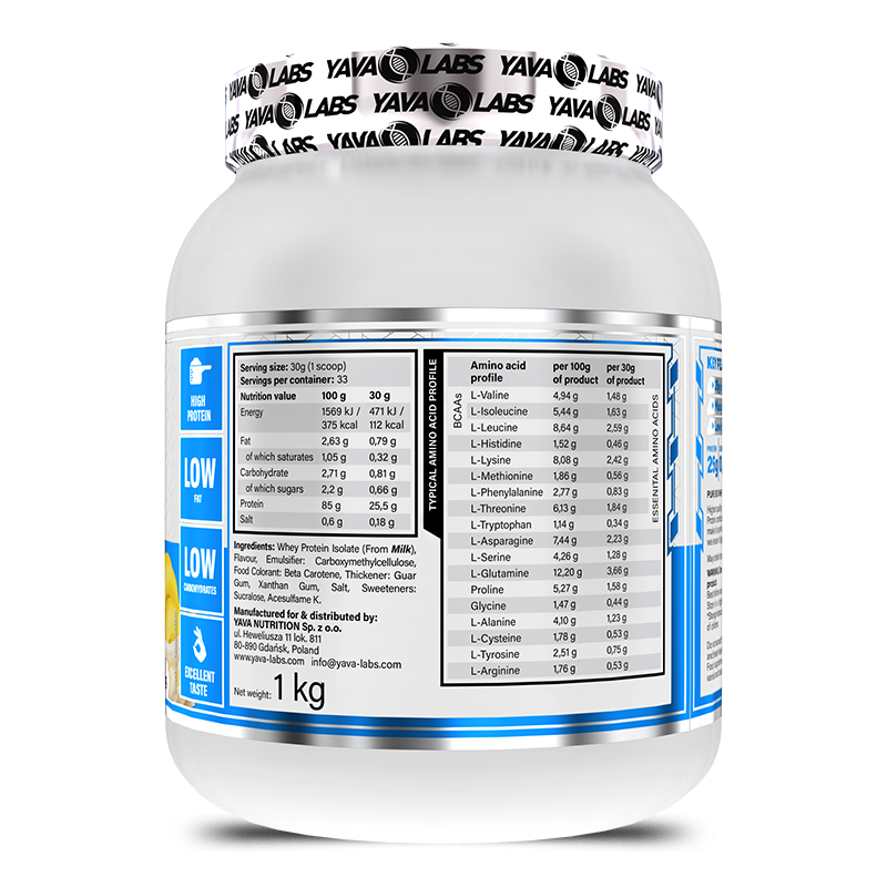 Yava Labs | Pure Iso Whey